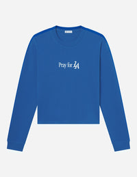 Elevated Faith Pray for Los Angeles LS Heavyweight Tee Christian T-Shirt