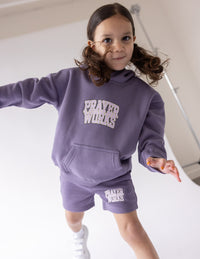 Elevated Faith Prayer Works Kids Hoodie Christian Kids Hoodie