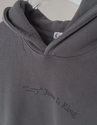Not Sorry Jesus Is King Unisex Hoodie Christian Sweatshirt