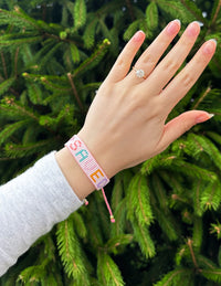 Elevated Faith Saved Micro Bead String Bracelet Christian String Bracelet