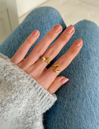 Elevated Faith Wavy Heart Ring Christian Ring