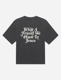Elevated Faith What a Friend in Jesus Heavyweight Tee Christian
