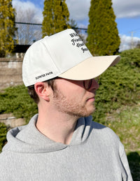 Elevated Faith What a Friend in Jesus Trucker Hat Christian Hat