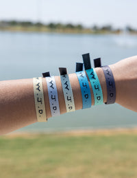 Elevated Faith WWJD Surf Bracelet Pack Christian Wristband