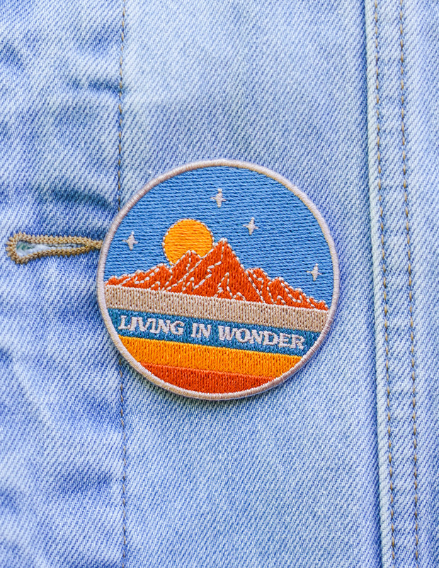 Living in Wonder Christian Patch