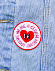 Create in Me a Clean Heart Christian Patch