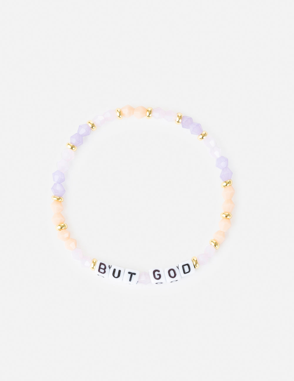 But God Letter Bracelet Christian Jewelry Elevated Faith