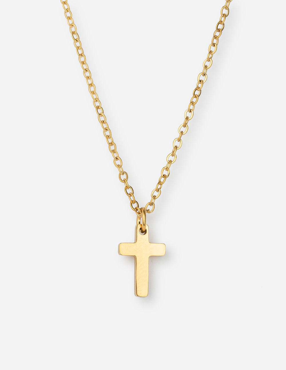 Religious Christian Cross Pendant - 14K Yellow Gold Cross Necklace Tri –  Triantos Crosses - 1971318 ONTARIO INC