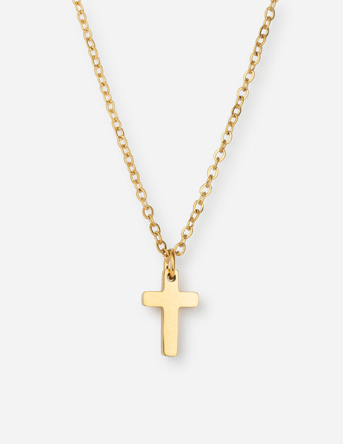 Gold Cross Necklace | Christian Jewelry | Elevated Faith