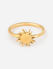 Gold Sunset Christian Ring