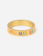 Gold You Matter Christian Ring
