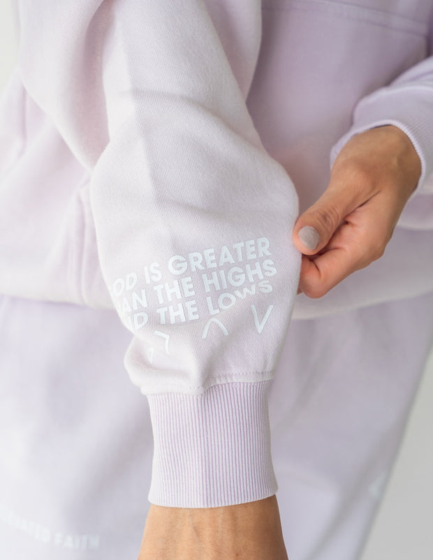 Highs and Lows Purple Unisex Hoodie Christian Apparel
