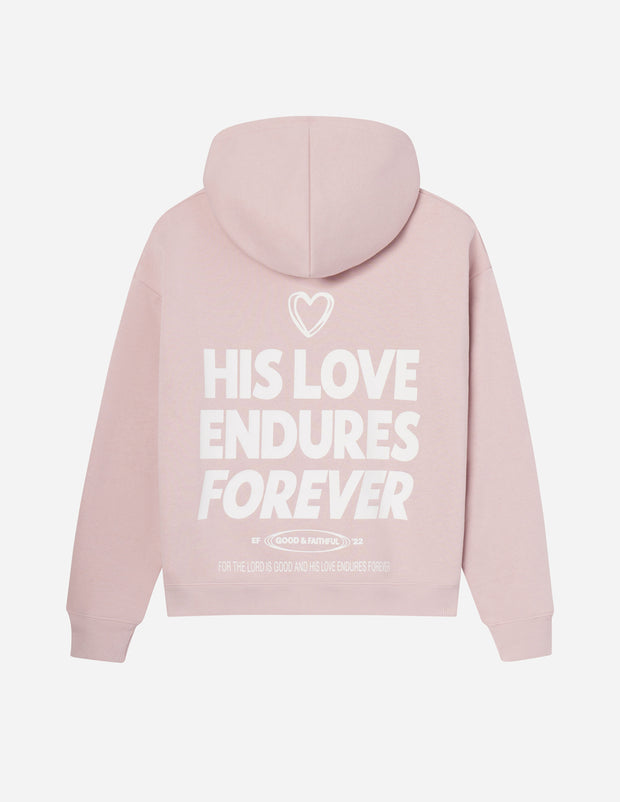 His Love Endures Forever Unisex Hoodie Christian Sweatshirt