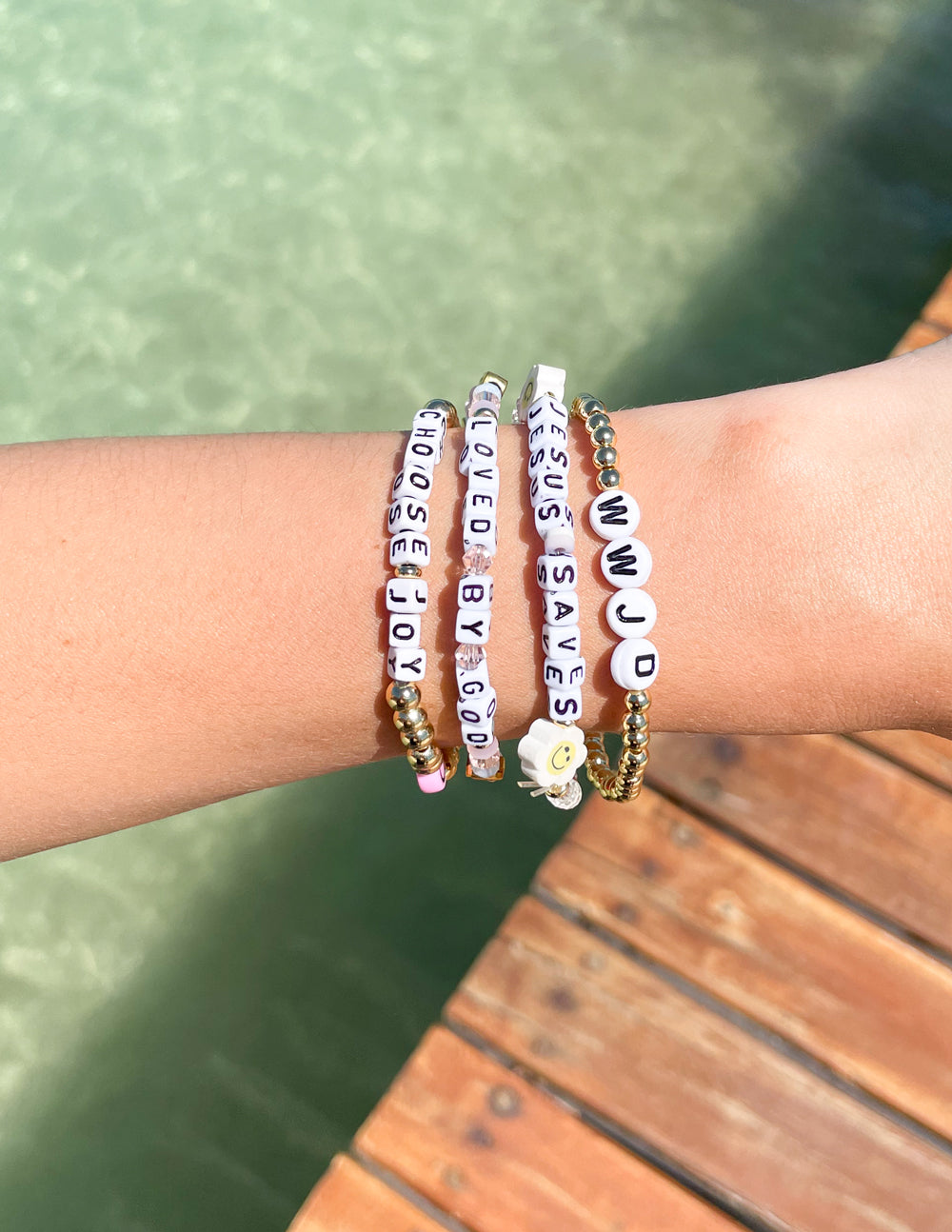 Little Words Letter Bracelets For Guys Beaded Bracelets With