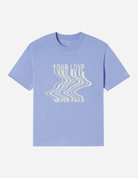 Love Never Fails Premium Heather Gray Graphic Tee - A2822PHG 2XLarge