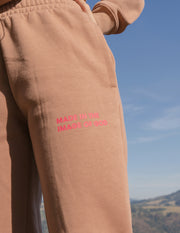 Made in the Image of God Brown Unisex Sweatpant Christian Apparel