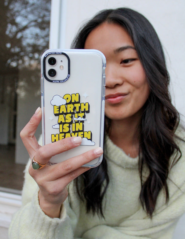 On Earth as it is in Heaven Phone Case | Elevated Faith On Earth as it is in Heaven Phone Case | Elevated Faith