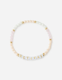 Revival Christian Letter Bracelet