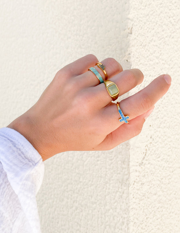 Elevated Faith Be Still Ring Christian Ring