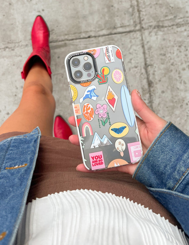 Sticker Collage x Ashlee Bock Phone Case Sticker Collage x Ashlee Bock Phone Case