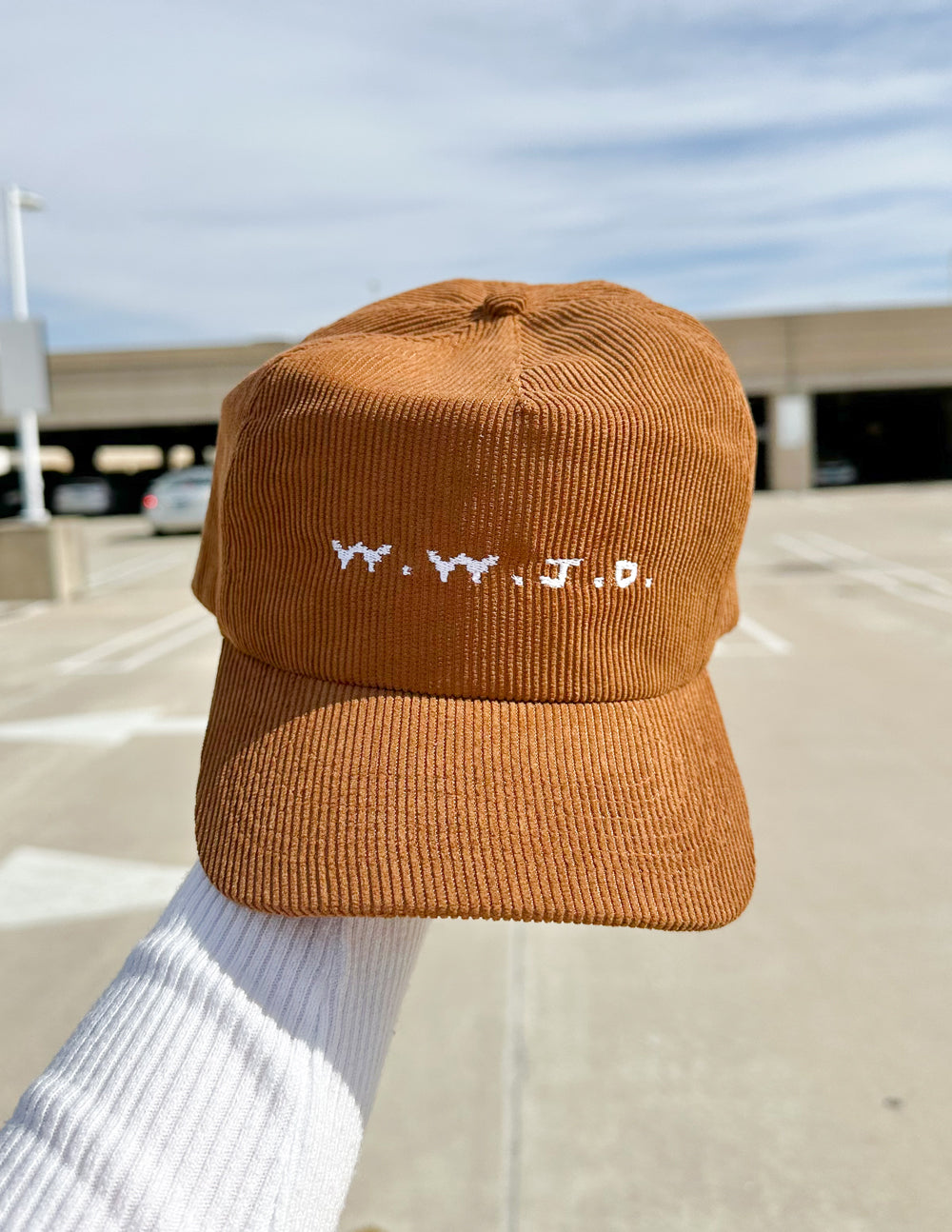 WWJD Corduroy Hat | Christian Accessories | Elevated Faith