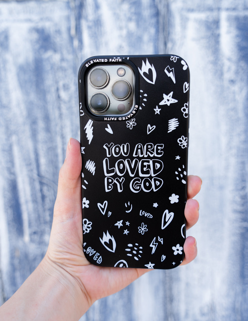 Elevated Faith Black You Are Loved By God Phone Case iPhone 12 Pro