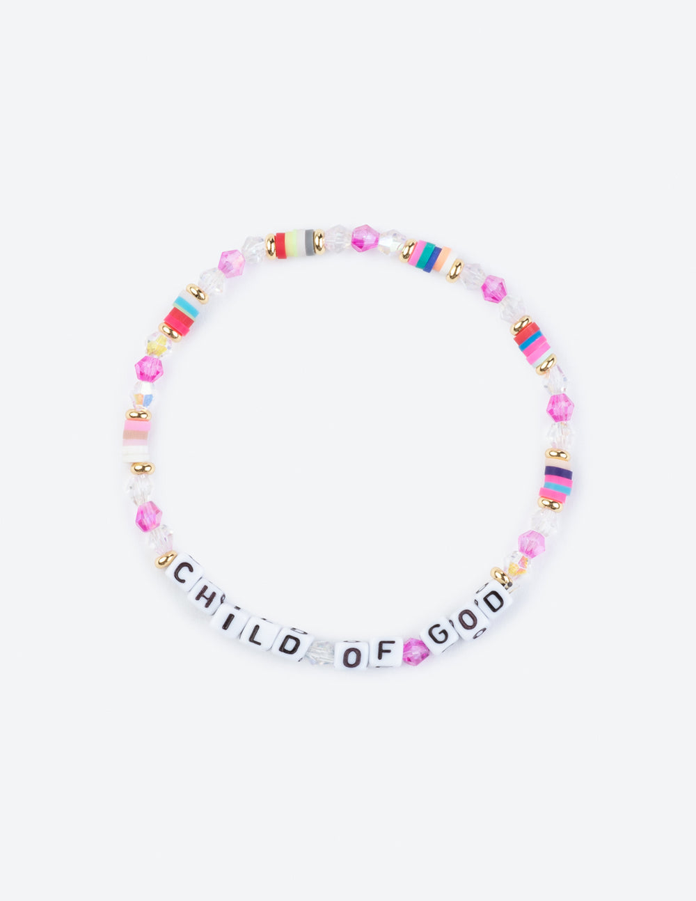 Child of God Letter Bracelet Christian Jewelry Elevated Faith