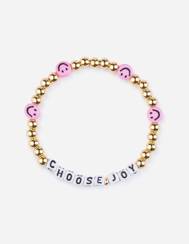 choose joy letter bracelet christian letter bracelet
