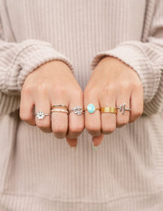 Elevated Faith Double Bar Ring Christian Ring