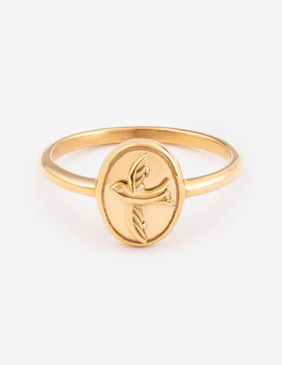 Elevated Faith Dove Ring Christian Ring