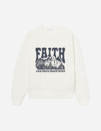 Elevated Faith Faith Can Move Mountains Unisex Crewneck Christian Crewneck