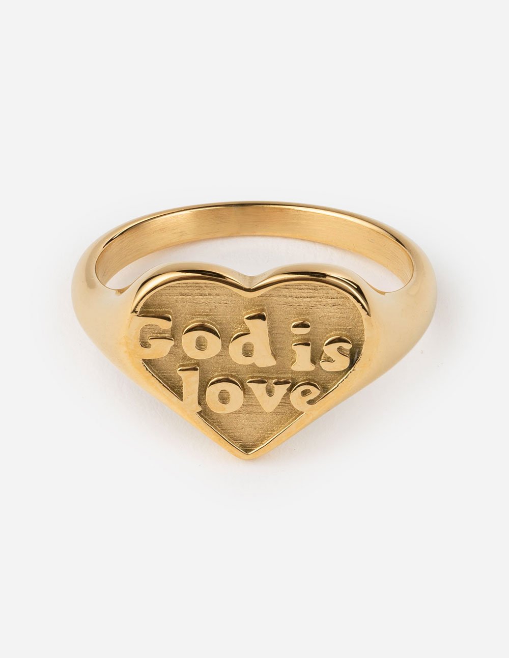 bibliotheek eetlust Aanbod Gold God Is Love Ring | Christian Jewelry | Elevated Faith