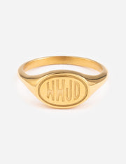 Elevated Faith Gold WWJD Ring Christian Ring