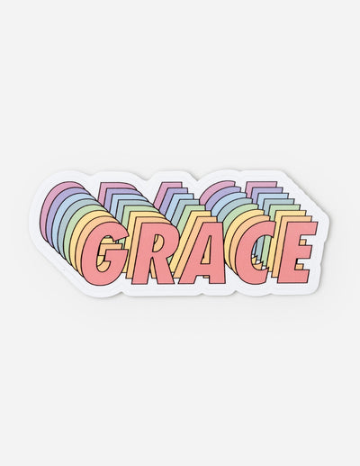 Elevated Faith Grace Sticker Christian Sticker