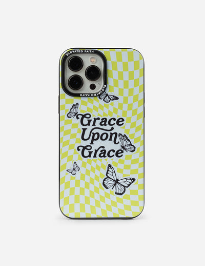 Elevated Faith Grace Upon Grace Phone Case Christian Phone Case