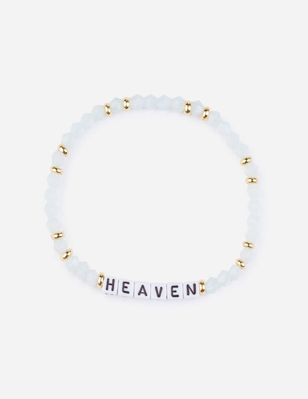My Dad In Heaven Wish Bracelet Remembrance Gift Parent Loss In Memory  Jewellery | eBay