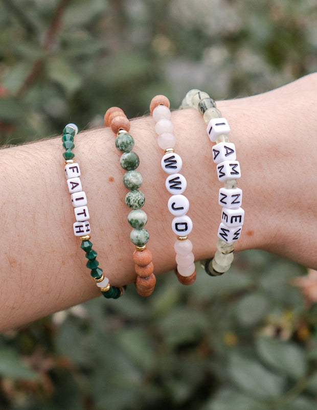 Jade Stone Bracelet - Size Medium – Eleni K Designs