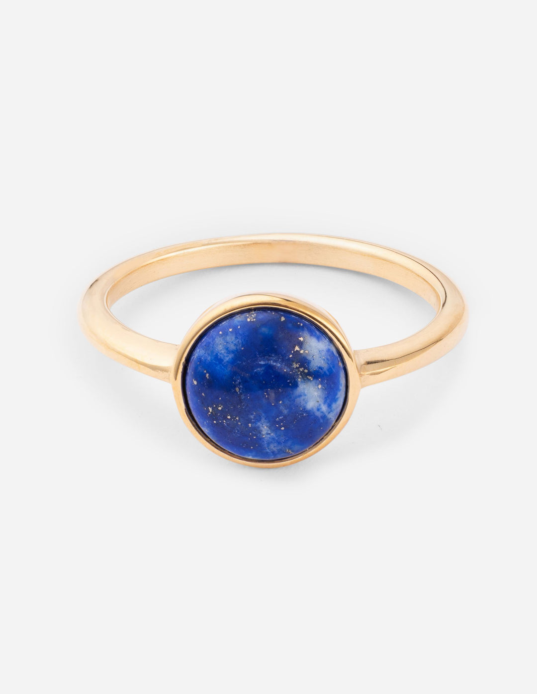 Three Stone Lapis Ring, Size hotsell 11