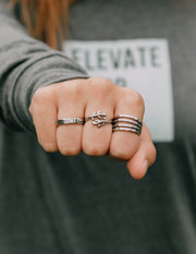 Elevated Faith Olive Branch Ring Christian Ring