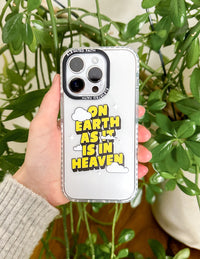 Elevated Faith On Earth as it is in Heaven Phone Case Christian Phone Case