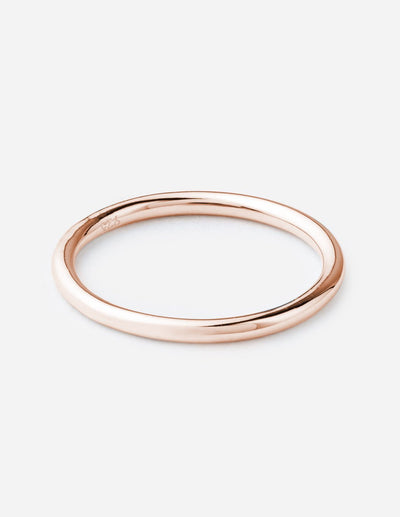 Elevated Faith Rose Gold Stacker Ring Christian Ring