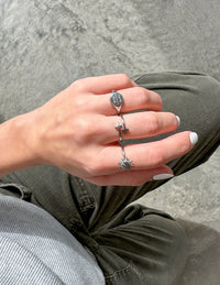 Elevated Faith Silver Sunset Ring Christian Ring