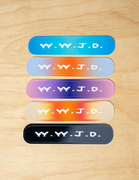 Elevated Faith WWJD Gradient Sticker Pack Christian Sticker